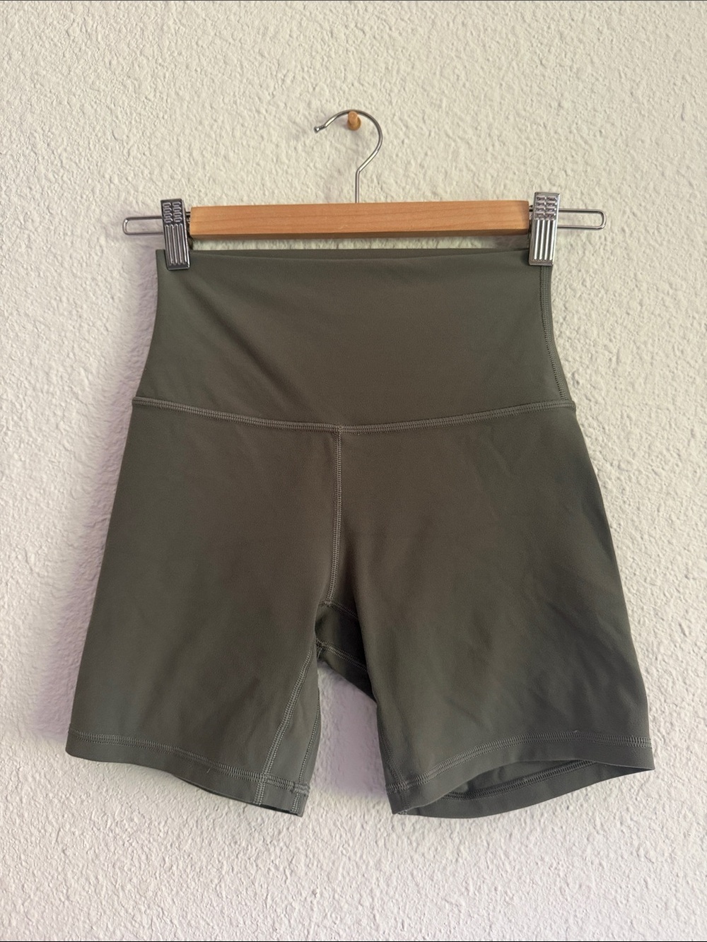 lululemon athletica grey High Rise Bike Shorts